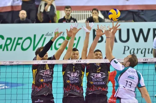 Which sport is shown in the photograph?